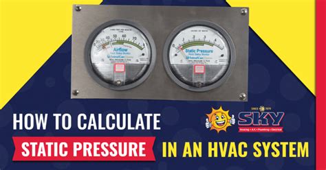 How to Calculate Static Pressure in an HVAC System