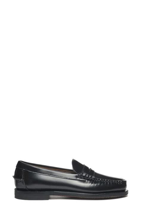 Sebago Classic Dan Penny Loafer In Black Modesens