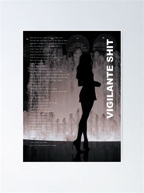 Vigilante Shit Taylor Swift Poster Poster For Sale By Maddieguyton