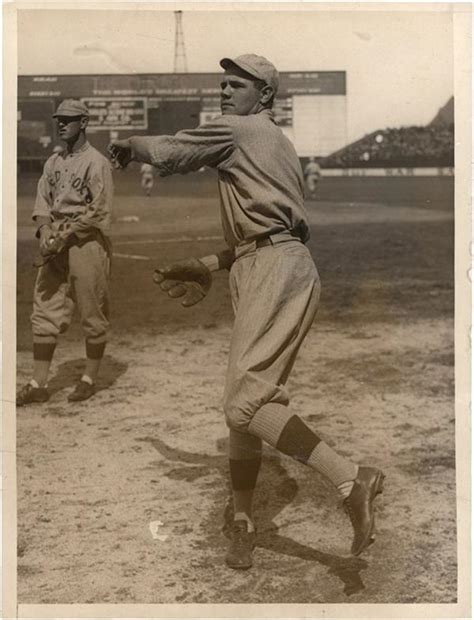 Babe Ruth Red Sox Photograph From World Series Game