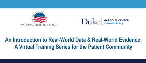 An Introduction To Real World Data And Real World Evidence A Virtual