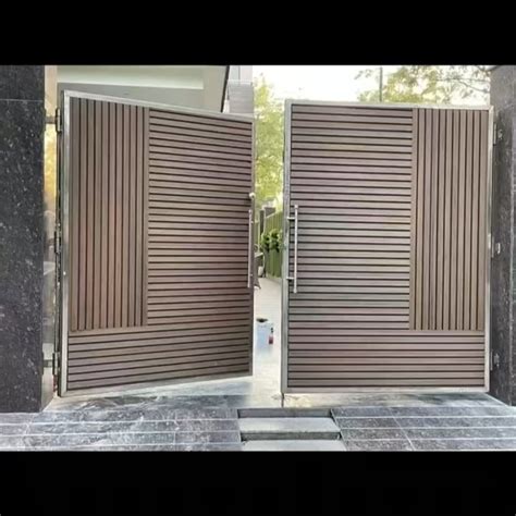 Vertical Wpc Fluted Wall Panels Exterior Co Extrusion Wood Plastic