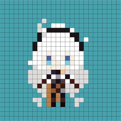 Kiana Kaslana — Valkyrie Ranger (Honkai Impact 3rd): pixel art в 2024 г ...