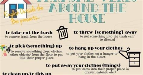 English Is Everywhere Phrasal Verbs Around The House