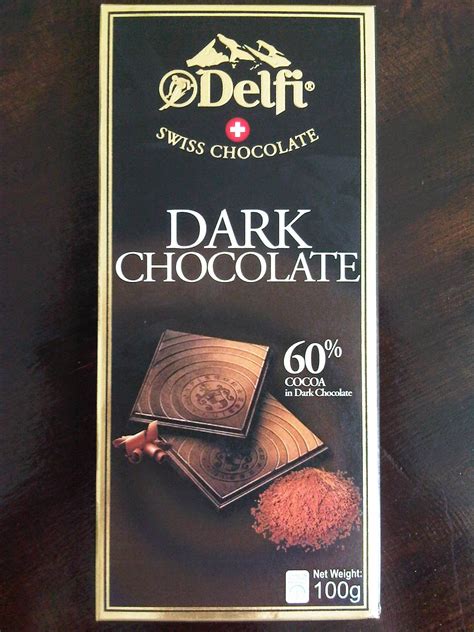 Regin's Realm: Chocolate review: Delfi Dark Chocolate 60% cocoa