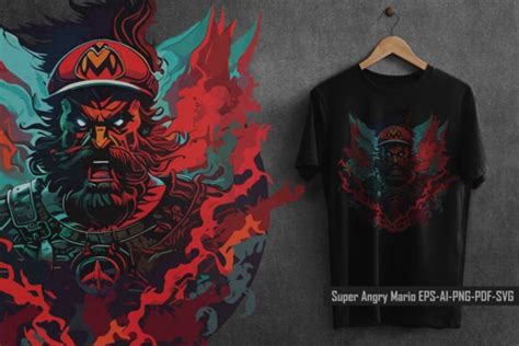 Super Angry Mario Games T-Shirt Graphic by rulihoki studio · Creative Fabrica