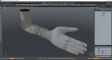 Deka Bionic Arm With Elbow 3D Model 59 3ds Blend C4d Fbx Max