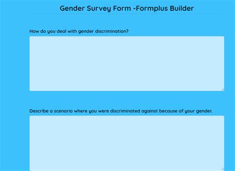 25 Ways To Write Gender Survey Questions