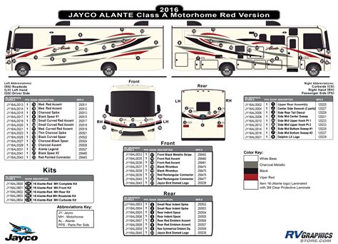 Shop By Manufacturer - Jayco - Alante - 2016 Alante Motorhome Red Version