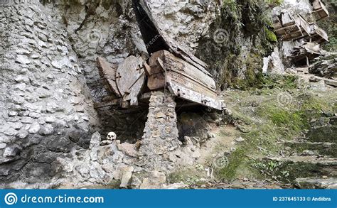 Toraja Stone Graves As The Exotica Of Tana Toraja South Sulawesi Are