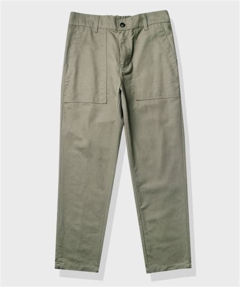 Musinsa Moderment Unisex Linen Cotton Puttig Banding Pants Khaki