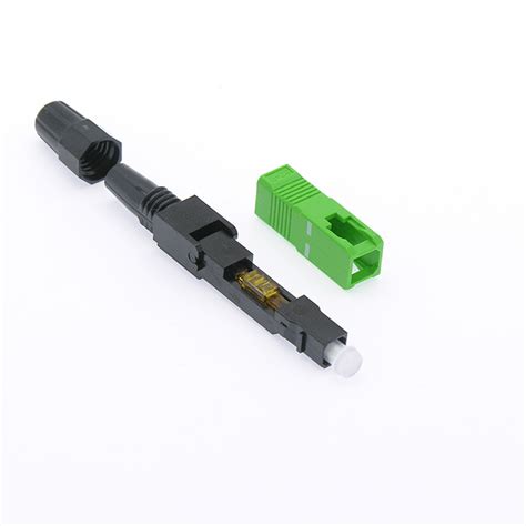 Conector De Fibra Óptica Monomodo SC APC Mecánico Omega Store