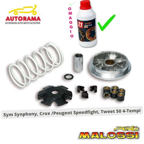 Variomatik Malossi Sym Synphony Peugeot Speedfight Tweet 50 4T