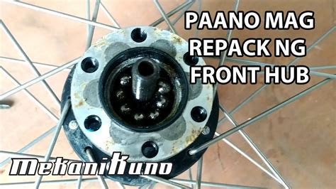 How To Repack Front Ball Bearing Hub Youtube