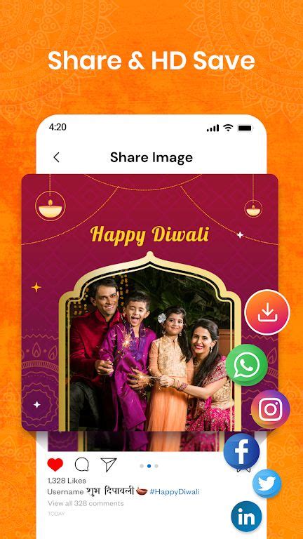 Diwali Photo Frame Photo Editor by Dipalipatel123 | Codester