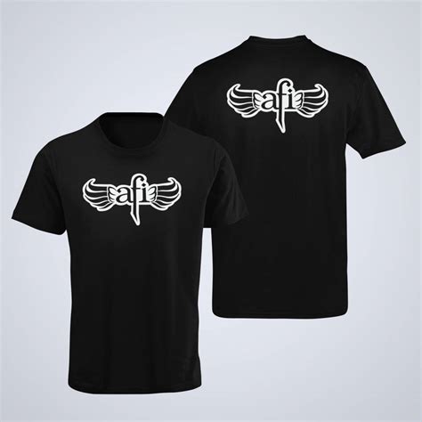 AFI T-Shirt, AFI Band Logo Black T-Shirt, Gothic Rock Merchandise ...