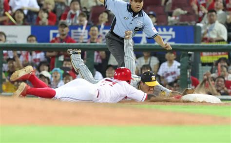 阪神・大山、好守でチーム救った！！敵将・新井監督も脱帽「ナイスプレーだった」― スポニチ Sponichi Annex 野球