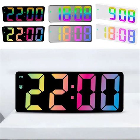 De Temp Rature Grand Nombre R Veil Horloge Lectronique Led Num Rique