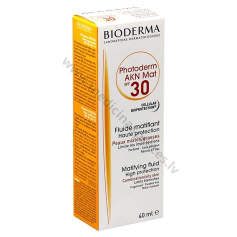 Bioderma Photoderm Akn Mat Spf 30 Fluīds 30ml Medicinaspreceslv