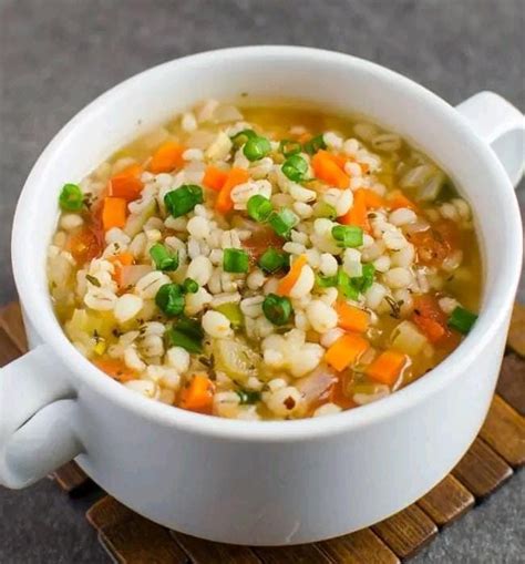 Soupe Lorge Perl E Recette Club