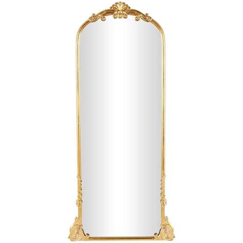 Litton Lane In W X In H Gold Metal Polished Tall Ornate Arched