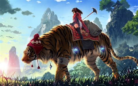 Magic World Anime Hd - Tiger With Hat Anime - 1920x1200 - Download HD ...