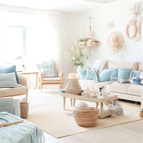 Beach Themed Living Room On A Budget