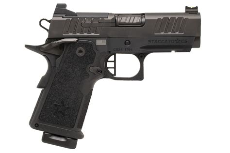 Staccato 2011 Cs 9mm Semi Auto Pistol With Flat Trigger And Aluminum