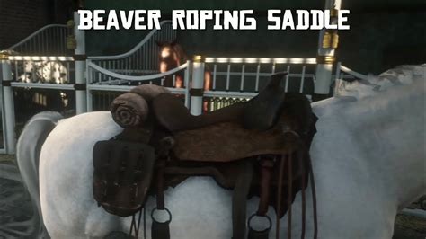 Red Dead Redemption 2 Saddles Crafting Upgrades Beaver Roping Saddle