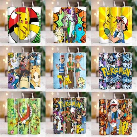 Pok Mon Tumbler Wrap Bundle Pokemon Tumbler Design Pikachu Oz