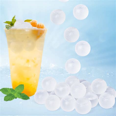 amazoncom  pack reusable ice cube  drinks clear  shape