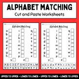 alphabet practice cut  paste worksheets  inspiring special