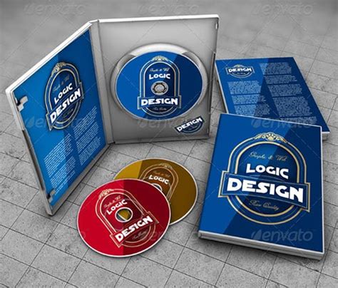 20 Psd Cddvd Cover Mockup Templates Dzinewatch