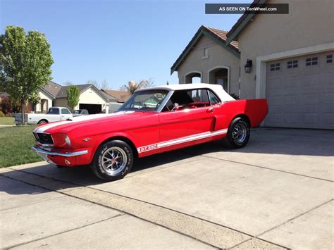 1966 65 64 Ford Mustang Convertible 289 V8 Shelby G. T 350 C Code Great Buy