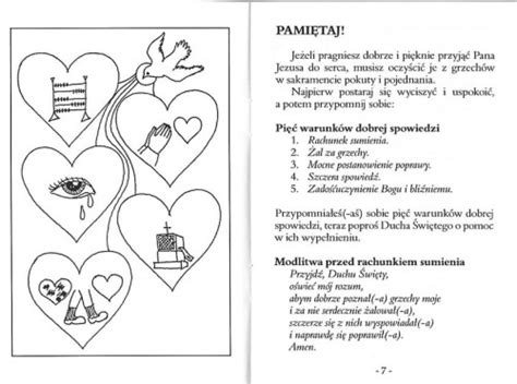 Przygotowanie Do Pierwszej Spowiedzi I Komunii Wi Tej Ksi Eczka
