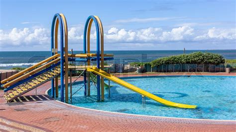 Swimming Pools Public Beach Durban Stock Image Colourbox