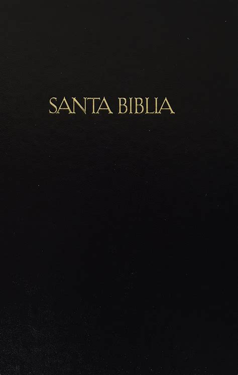 Amazon Rvr Kjv Biblia Biling E Letra Grande Negro Tapa Dura