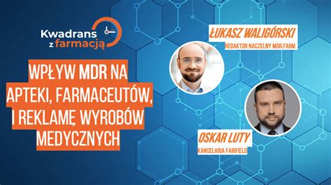 Kwadrans Z Farmacj Wp Yw Mdr Na Apteki Farmaceut W I Reklam