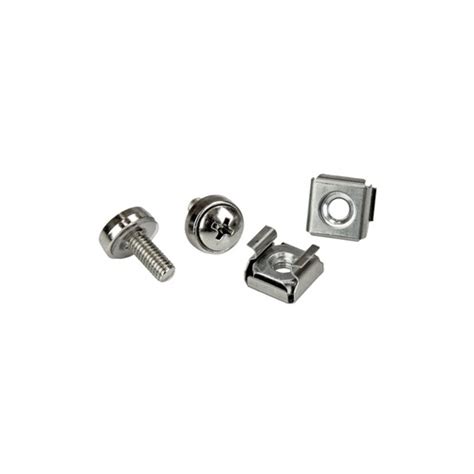 Startech Pkg M Mounting Screws And Cage Nuts For Server Rack