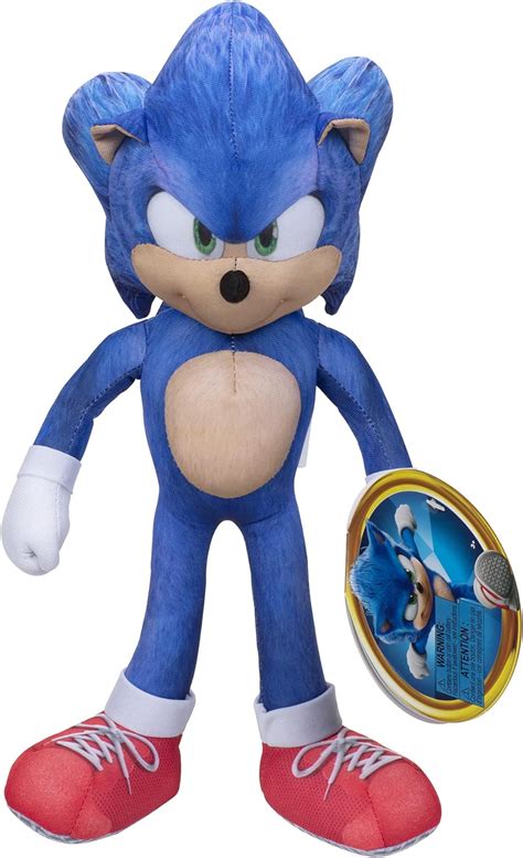 Sonic the Hedgehog Movie, Sonic 2 13" Talking Plush : Amazon.co.uk ...