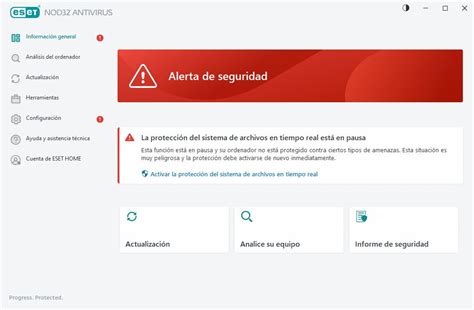 Visi N General Eset Nod Antivirus Ayuda En L Nea De Eset