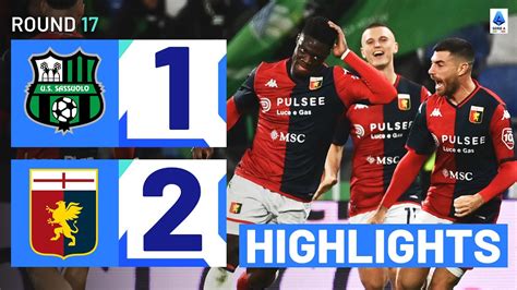 Sassuolo Genoa 1 2 Highlights Second Half Drama In Sassuolo