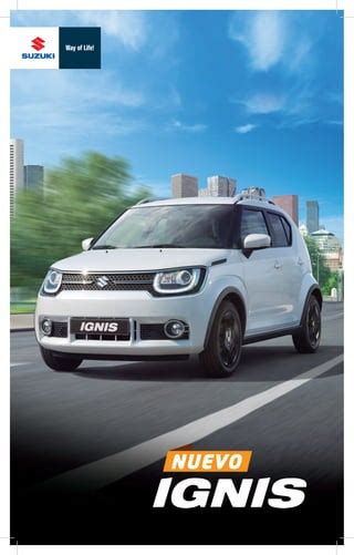 Ficha técnica Suzuki Ignis PDF