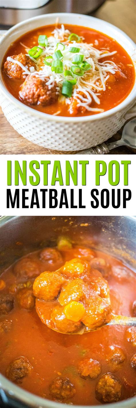 Instant Pot Meatball Soup ⋆ Real Housemoms