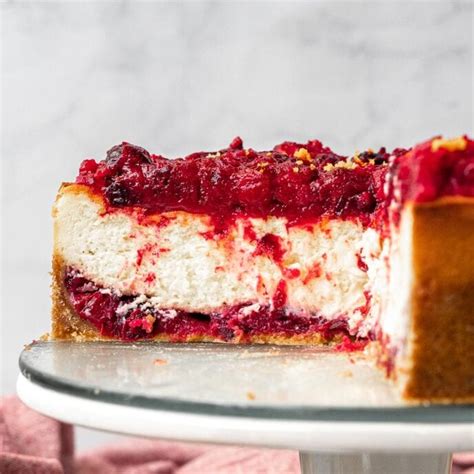 Easy Cranberry Cheesecake Recipe Dinner Then Dessert