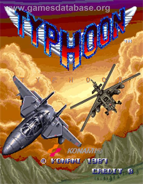 Typhoon Arcade Artwork Title Screen