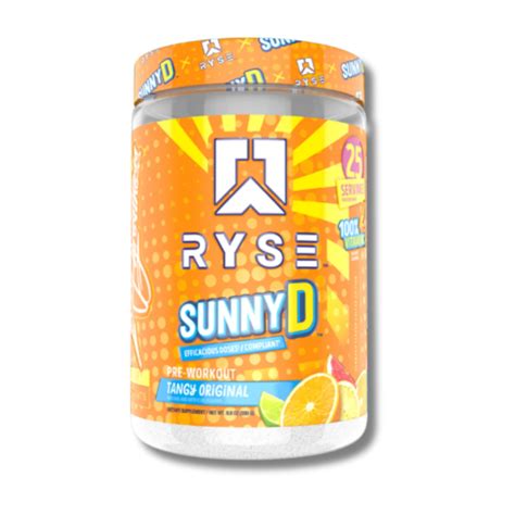 Ryse X Sunny D Licensed Collab Pre Workout Flex Nutrition