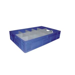 Blue Plastic Fabricated Crates Size X X Mm Shape