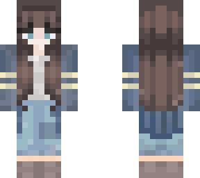 bi girl blue eyes | Minecraft Skins