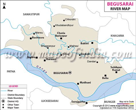 Begusarai In Bihar Map - Arline Nicholle